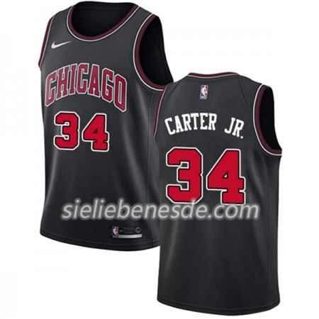 Herren NBA Chicago Bulls Trikot Wendell Carter Jr 34 Nike Schwarz Swingman